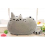 Cute Stuffed Grey Cat Plush Animal Soft Toy